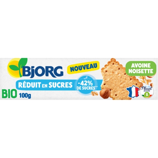 Biscuit Avoine noisette BJORG
