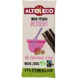 Tablette de Chocolat Noir Dessert Bio ALTER ECO