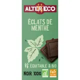 Tablette de Chocolat Noir Eclats de Menthe Bio ALTER ECO