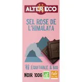 Tablette de Chocolat Noir Sel Rose de l'Himalaya ALTER ECO