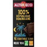 Tablette de Chocolat Noir 100% Bio ALTER ECO