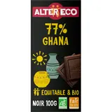 Tablette de Chocolat Noir 77% Bio ALTER ECO