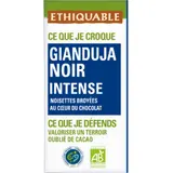 Tablette de Chocolat Noir 55% Gianduja Bio ETHIQUABLE