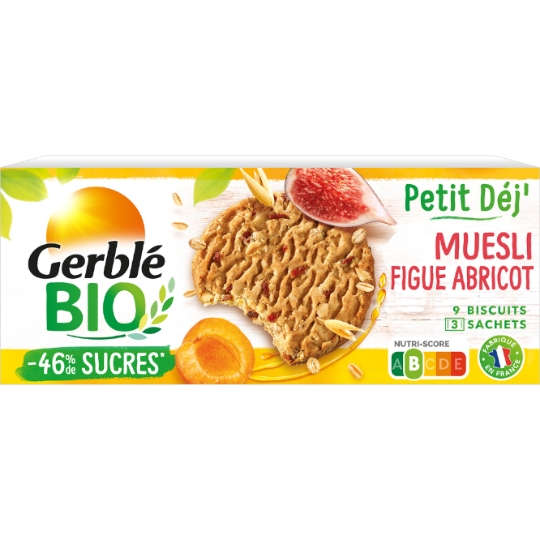 Biscuit petit'dej muesli GERBLE