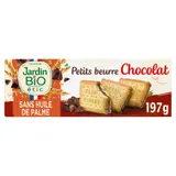 Biscuits Petit Beurre Fourré Chocolat Bio JARDIN BIO ETIC