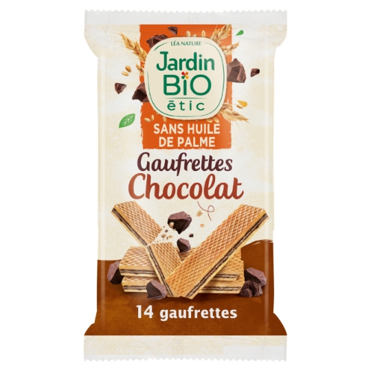 Biscuits gaufrettes chocolat Bio JARDIN BIO ETIC