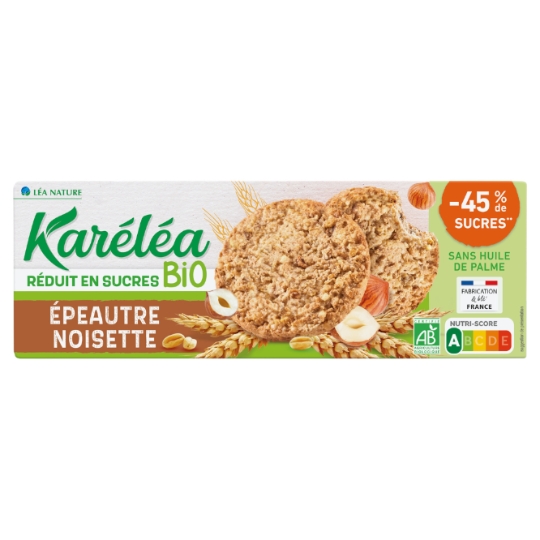 Biscuits  Sablés Epeautre Et Noisettes Bio KARELEA