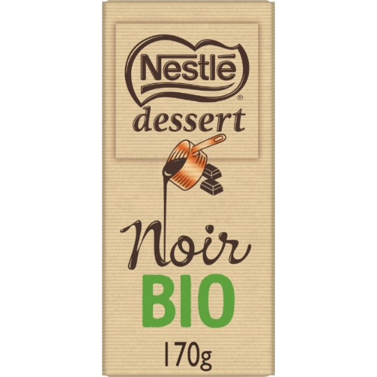 Tablette de Chocolat Noir Dessert Bio NESTLE