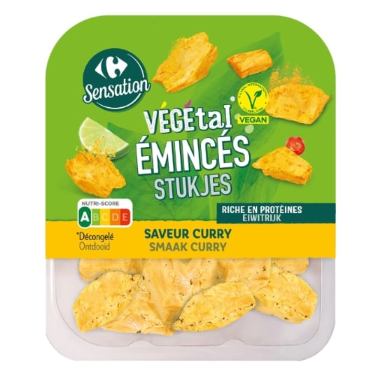 Emincés végétal saveur curry CARREFOUR SENSATION