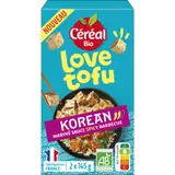 Tofu Korean Mariné Sauce Spicy Barbecue Bio CEREAL BIO