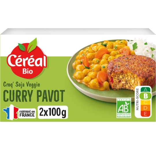 Galettes Croq'soja, curry et pavot Bio CEREAL BIO