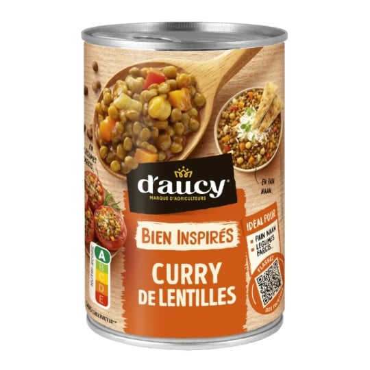Curry de lentilles D'AUCY