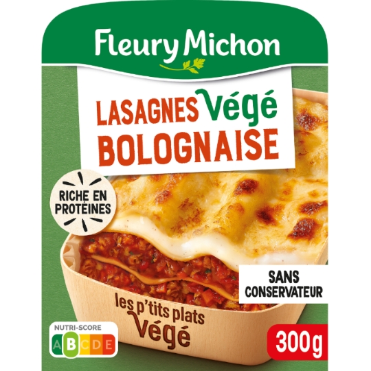 Plat Cuisiné Lasagnes Végé Bolognaise FLEURY MICHON