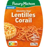 Allumettes Végé Lentilles Corail Fumées FLEURY MICHON
