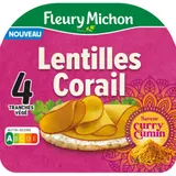 Tranches Végé Lentilles Corail Curry Cumin FLEURY MICHON