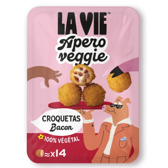 Croquetas au Bacon 100% Végétal LA VIE