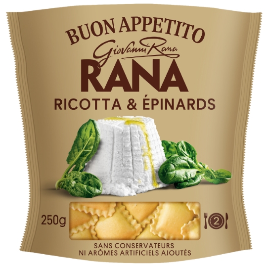 Pâtes Fraîches Ravioli Ricotta & Epinards RANA