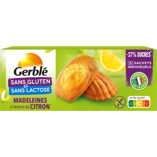 Madeleine Citron Sans Gluten GERBLE