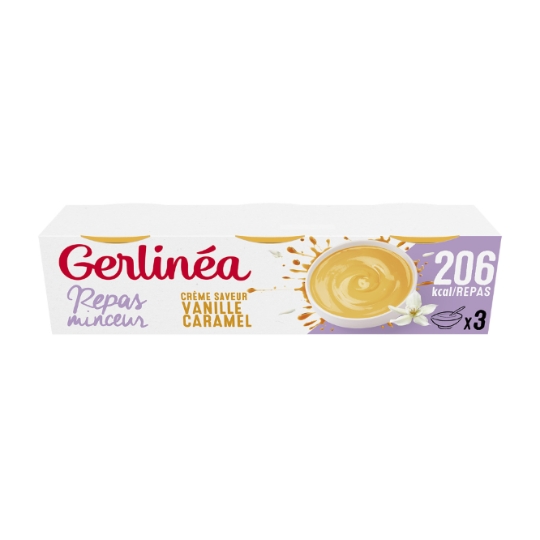 Coupelle repas minceur Crème vanille GERLINEA