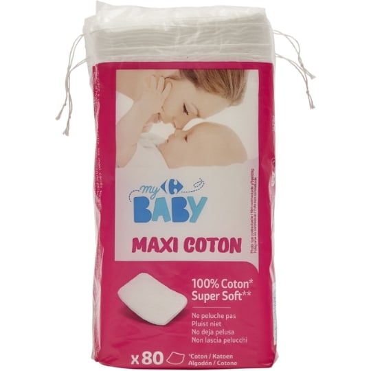 Change et Soins Coton CARREFOUR BABY