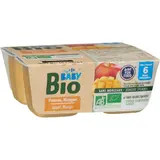 Compote bébé dès 6 mois Pomme Mangue Bio CARREFOUR BABY BIO