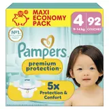 Couches Bébé 9-14kg Taille 4 Premium Protection PAMPERS