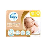 Couches Bébé Taille 0 1-3kg Premium CARREFOUR BABY