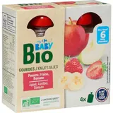 Compote bébé dès 6 mois Fruits Bio CARREFOUR BABY BIO