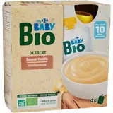 Dessert lacté bébé dès 10 mois Vanille Bio CARREFOUR BABY BIO
