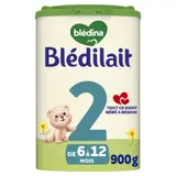 Lait bébé en poudre 2ème âge Dès 6 Mois Blédilait BLEDINA