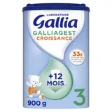 Lait bébé en poudre 3ème âge Dès 12 Mois Galliagest Croissance GALLIA