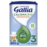 Lait bébé en poudre 3ème âge Dès 10 Mois Bio Calisma Croissance GALLIA