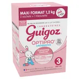 Lait bébé en poudre 3ème âge Dès 12 Mois Optipro GUIGOZ