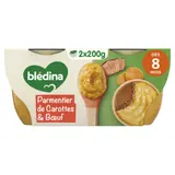 Plat bébé dès 8 Mois Carottes et Bœuf Mes premiers repas BLEDINA