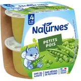 Plat bébé dés 4/6 mois Petits pois Naturnes NESTLE