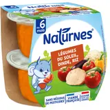 Plat bébé légumes du soleil dinde riz NESTLE