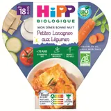 Plat bébé du Soir dès 18 mois Petites lasagnes aux légumes Bio Mon Dîner Bonne Nuit HIPP BIOLOGIQUE