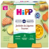 Plat bébé dès 6 mois Jardinière de légumes Saumon Petits Mijotés HIPP BIOLOGIQUE