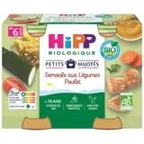 Plat bébé dès 6 mois Semoule Légumes Poulet Bio Petits mijotés HIPP BIOLOGIQUE