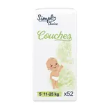 Couches Bébé Taille 5 11-25kg SIMPL