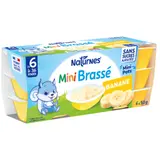 Dessert lacté bébé dès 4/6 mois Banane Sans Sucres Ajoutés P'tit Brassé NESTLE