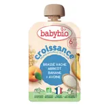 Dessert lacté bébé Brassé Croissance dès 6 mois Abricot Banane Avoine Bio BABYBIO