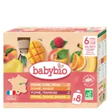 Compote bébé dès 6 mois Multi Parfums Fruits Bio BABYBIO