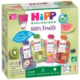 Compote bébé dès 6 mois 4 Variétés Bio HIPP BIOLOGIQUE