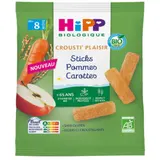 Sticks Goûter Infantile Pommes Carottes Bio dès 8 Mois HIPP BIOLOGIQUE