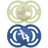 Sucettes Silicone Animaux Perfect 18M+ MAM BABY