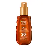 Huile solaire Corps Spf 30 Sublimatrice Protège et Nourrit Ideal Bronze Ambre Solaire GARNIER