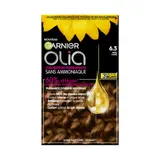 Coloration Permanente Sans Amoniaque 6.3 Miel Doré Activée par l'Huile Olia GARNIER