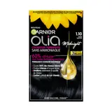Coloration Permanente Sans Amoniaque 1.10 Noir Saphir Olia GARNIER
