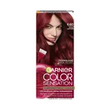 Coloration Permanente 6.60 Rouge Profond Longue Durée Color Sensation GARNIER